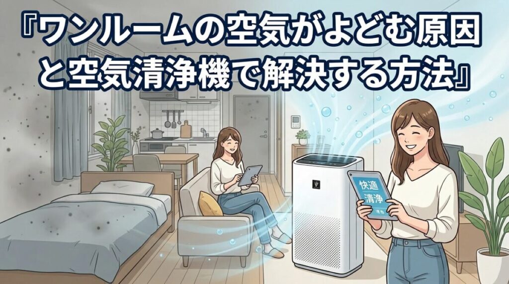 ワンルームの空気がよどむ原因