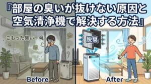 部屋の臭いが抜けない原因