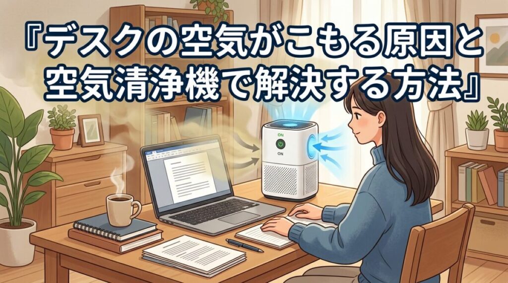 デスクの空気がこもる原因