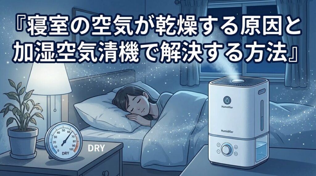 寝室の空気が乾燥する原因