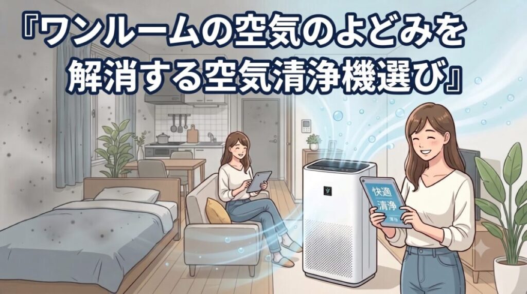 空気のよどみを解消する空気清浄機選び