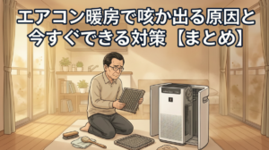 エアコン暖房で咳が出る原因