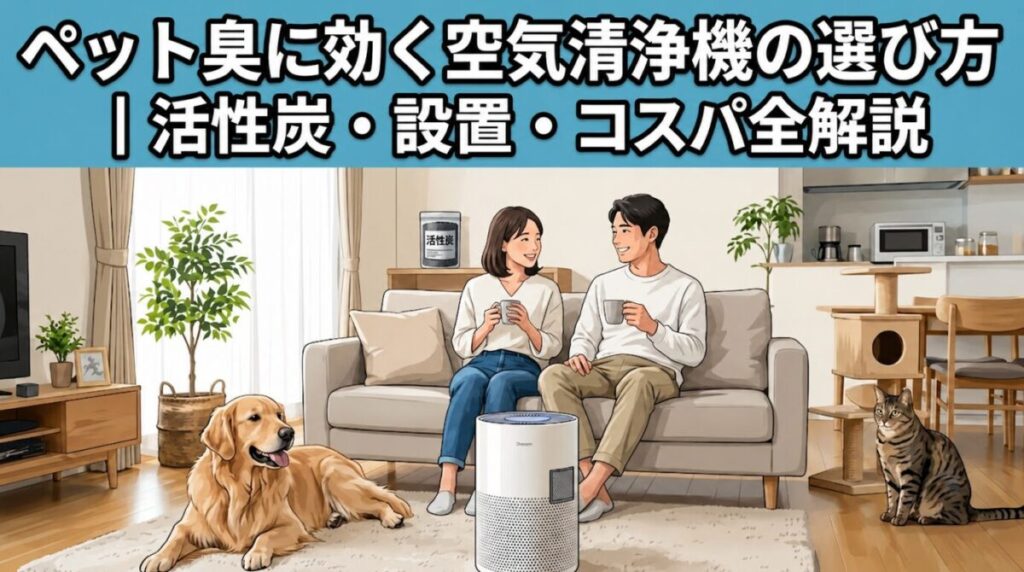 ペット臭に効く空気清浄機の選び方